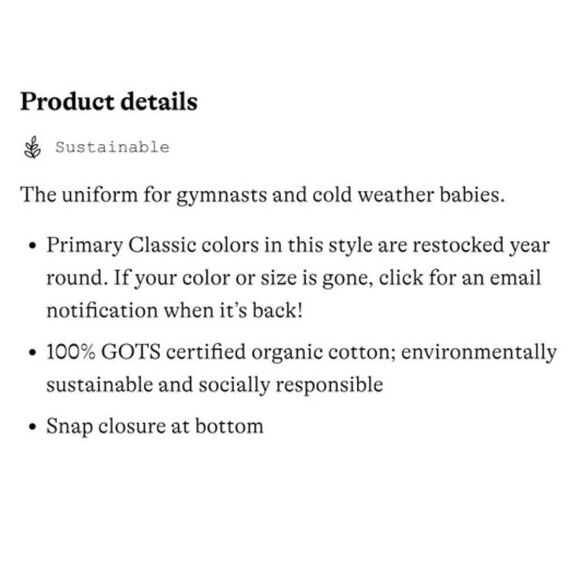 NEW Primary Infant 6-9 Months Long-Sleeved Bodysuit Set Bundle - Picture 5 of 6